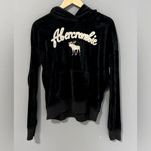 abercrombie teens velvet hoodie